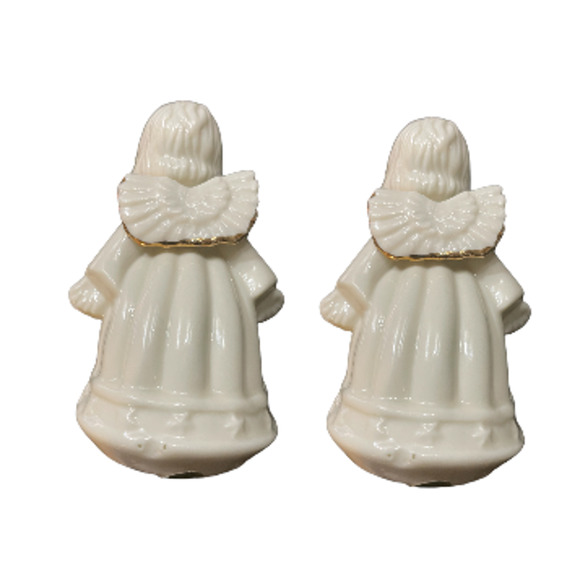 Vintage Kissing Angels Salt & Pepper Holiday Shakers - Picture 3 of 6
